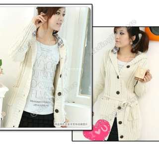  Sleeve Hoodie Coat Cardigans trench Sweater Warm Fashion #136  