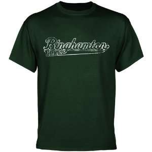  Binghamton Bearcats Swept Away T Shirt   Green