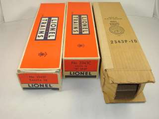 Lionel 2343 AA Santa Fe F 3 Units & 2343C B unit with BOXES  