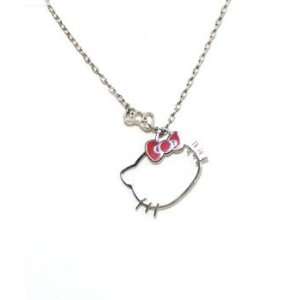  Hello Kitty Outline Necklace Jewelry