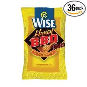 Wise Honey BBQ Potato Chip, 1.25 Oz Bags (Pack of 36)  
