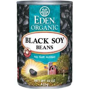  Eden Foods Organic Black Soy Beans    15 oz: Health 
