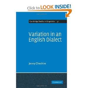  Variation in an English Dialect A Sociolinguistic Study 