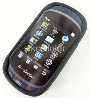 New Original OEM T Mobile Samsung Gravity Touch/T T669 Black Gel Skin 