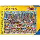 Ravensburger Jigsaw Puzzle 5000 pc 17427 James Rizzi City New in Box