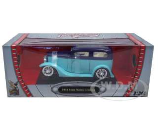 Brand new 118 scale diecast car model of 1931 Ford Model A Green 