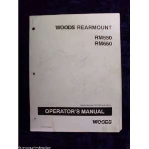  Woods RM550/RM660 OEM OEM Owners Manual Woods RM550/RM660 Books