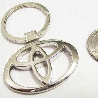  Toyota Keychain Keyring Keyfob Rhinestone Silver 