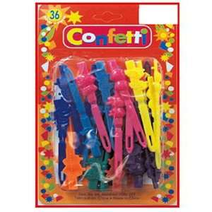   Packs of 36 Plastic Assorted Colors Fruit Hair Clips