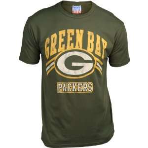  Junk Food Green Bay Packers Retro T Shirt: Sports 