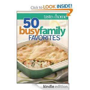 Taste of Home 50 Busy Family Favorites Taste of Home Editors  