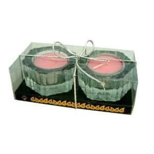  2 Piece Glass Tealight Candle Holder(Pack Of 48)