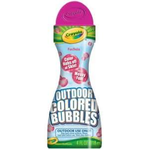    Crayola Outdoor Colored Bubbles   Fuchsia (Pink) Toys & Games