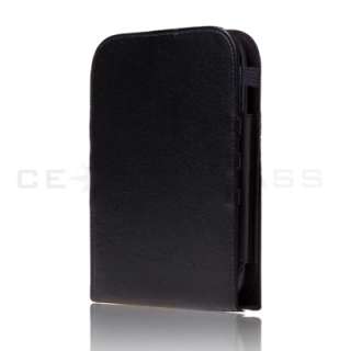 Barnes Noble Nook 2 2nd Black Leather Case Cover Stand  