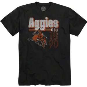   State Cowboys Black 47 Brand Tip Off T Shirt