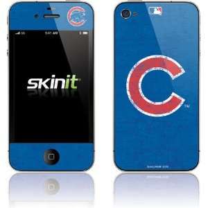  Chicago Cubs   Solid Distressed skin for Apple iPhone 4 