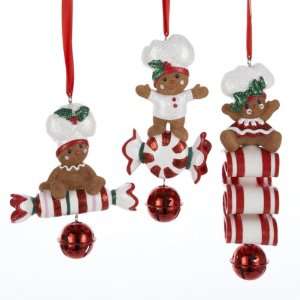   Kisses Ribbon Candy Christmas Bell Ornaments 6.5 Home & Kitchen