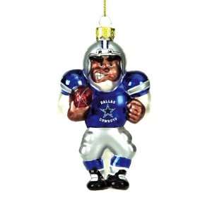  Dallas Cowboys Nfl Glass Player Ornament (5 African American 