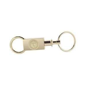 Harvard Medical   Two Sectional Key Ring   Gold