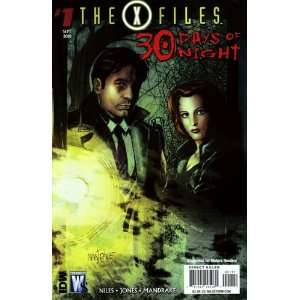  X Files 30 Days Of Night #1 (Cover B   X Files by Mandrake 