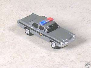 Scale 1969 Gray Ford State Police Car  