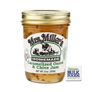 Mrs. Millers Onion & Chive Jelly, 8 ounces  Grocery 