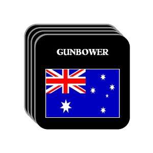  Australia   GUNBOWER Set of 4 Mini Mousepad Coasters 