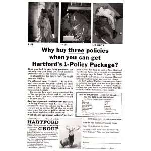  Print Ad 1958 Hartford Group 1 Policy Package Hartford Group Books