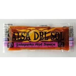  Salsa Del Sol® Jalapeno Hot Sauce Packets  500 Case 