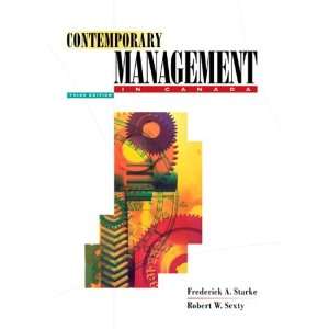  Contemporary Management in Canada (9780135909102) Books