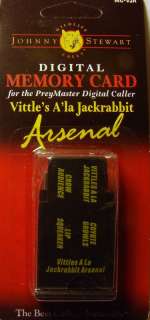 JOHNNY STEWART VITTLES ALA JACKRABBIT MEMORY CARD PM4  