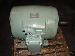 General Electric 125 HP Electric Induction Motor  