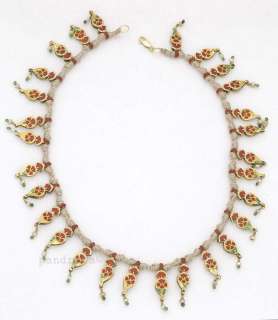   in Mughal style with crystal and enamel work, India 1970  