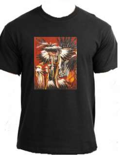 TRADITIONAL DANCER Lakota Art Native American t shirt  
