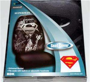 SUPERMAN DC Comics Justice League CAR TRUCK SEAT COVER  