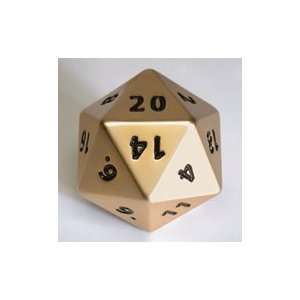  Brass Heavy Metal Giant D20: Toys & Games