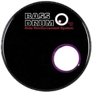  Bass Drum Os Bass Drum PortO Purple Chrome 6 Inches 