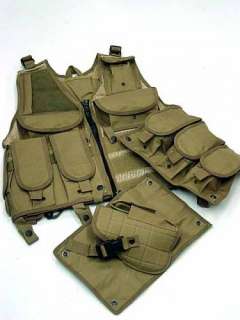 US Airsoft Hunting Tactical Assault Vest Coyote Brown B  