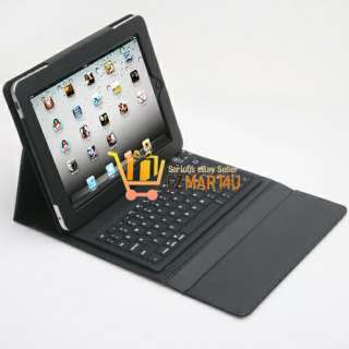Bluetooth Wireless Keyboard with Leather Case For iPad  