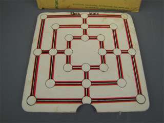 Vintage Present Package w/ Checkers & Chess Board Game  