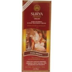  SURYA HENNA   Dark Brown Hair Creams 2.31 oz Beauty