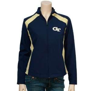 Yellow Jackets Navy Blue Ladies Team Issue Game Day Full Zip Jacket 