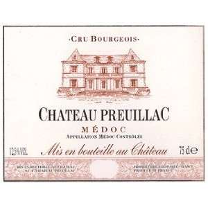  Chateau Preuillac Medoc 2009 Grocery & Gourmet Food