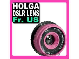   canon dslr hl c holga lens for canon dslr camera special edition pink
