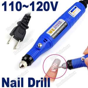 Electric Handpiece Pen shape Nail Art File Drill Machine Manicure +3 