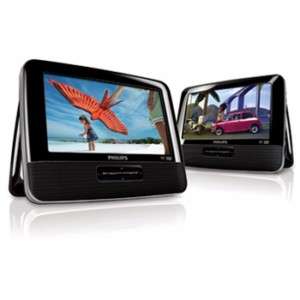Philips PD7016 7 Dual Screen Portable Dual DVD Player 609585189355 