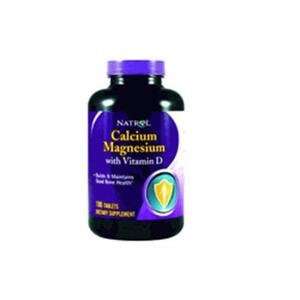  Natrol Calcium Magnesium with Vitamin D    180 Tablets 