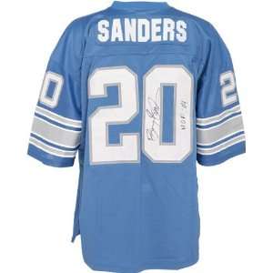 Barry Sanders Autographed Jersey  Details Detroit Lions, Authentic 