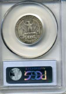 Washington Silver Quarter 1932 S.Grade:VG08.Certified:PCGS.