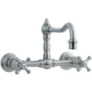  Cifial Wall Mount Faucet 267.155.SN, Satin Nickel